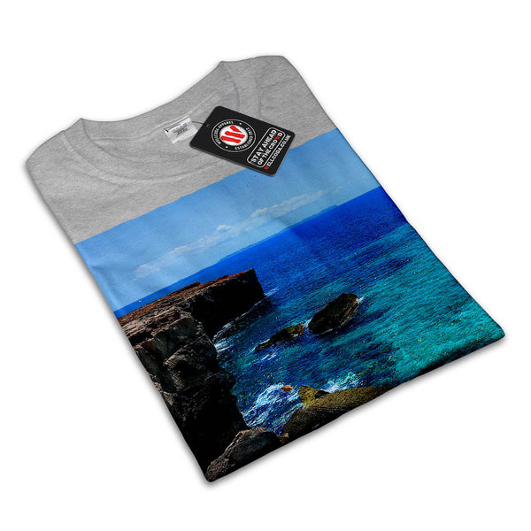 Mountain Seashore Womens T-Shirt