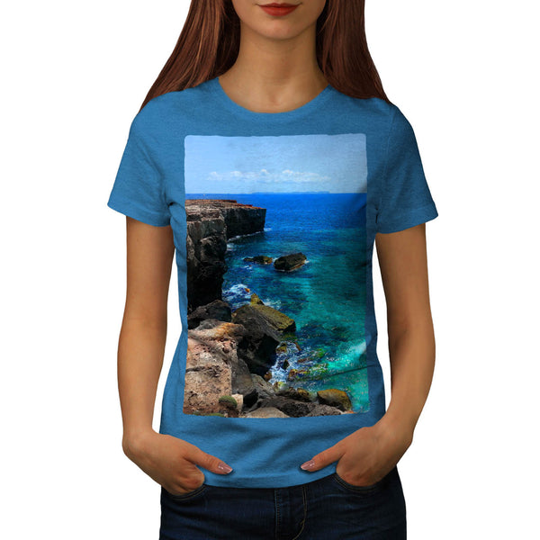 Mountain Seashore Womens T-Shirt