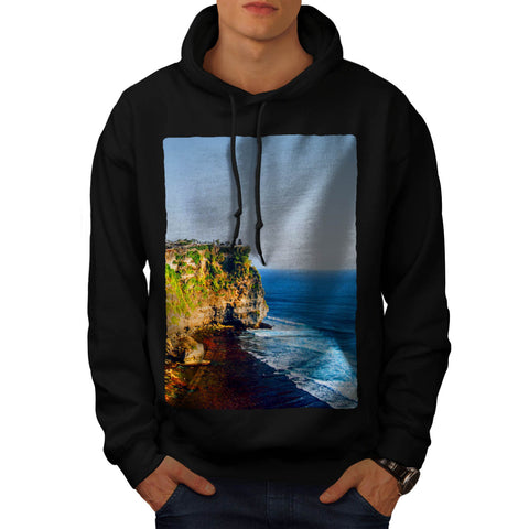 Mountain Seashore Mens Hoodie