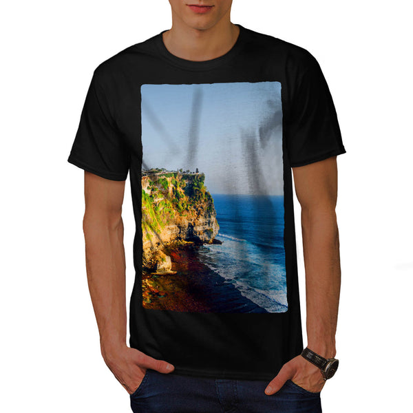 Mountain Seashore Mens T-Shirt