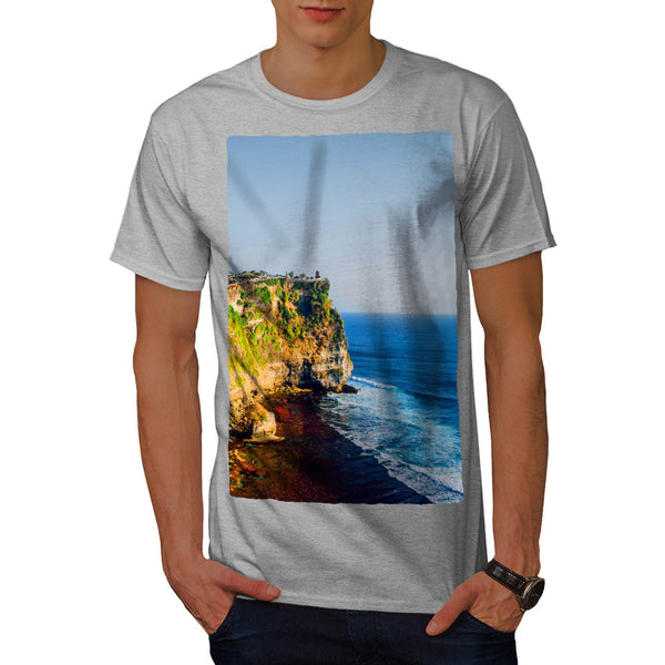 Mountain Seashore Mens T-Shirt
