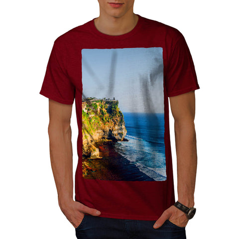 Mountain Seashore Mens T-Shirt