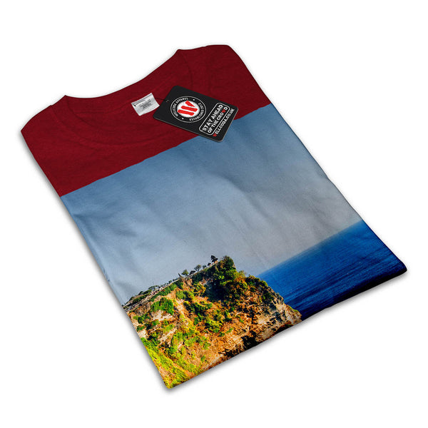 Mountain Seashore Womens T-Shirt