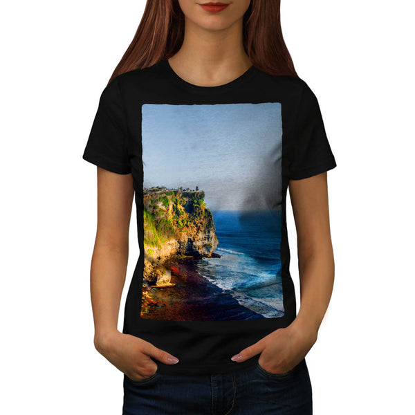 Mountain Seashore Womens T-Shirt