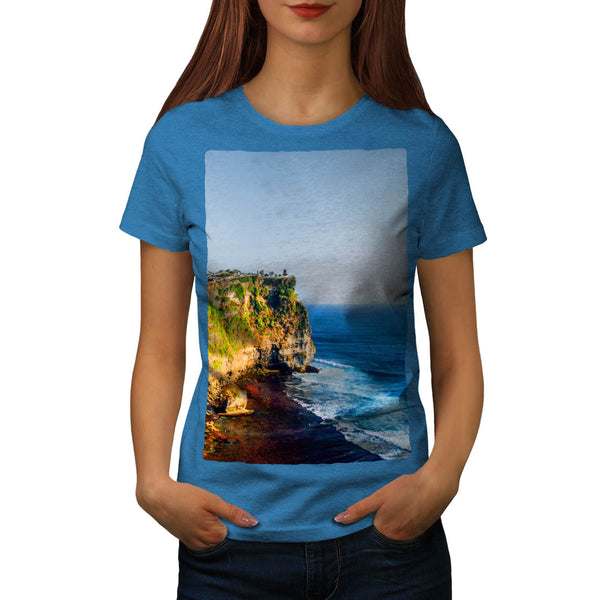 Mountain Seashore Womens T-Shirt