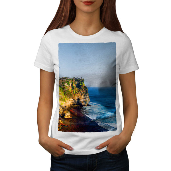 Mountain Seashore Womens T-Shirt