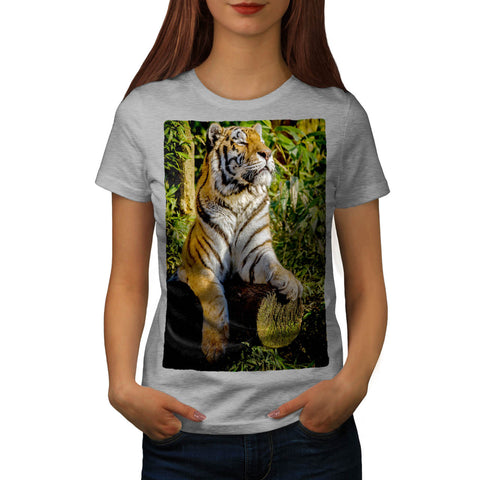 Tiger Relax Jungle Womens T-Shirt