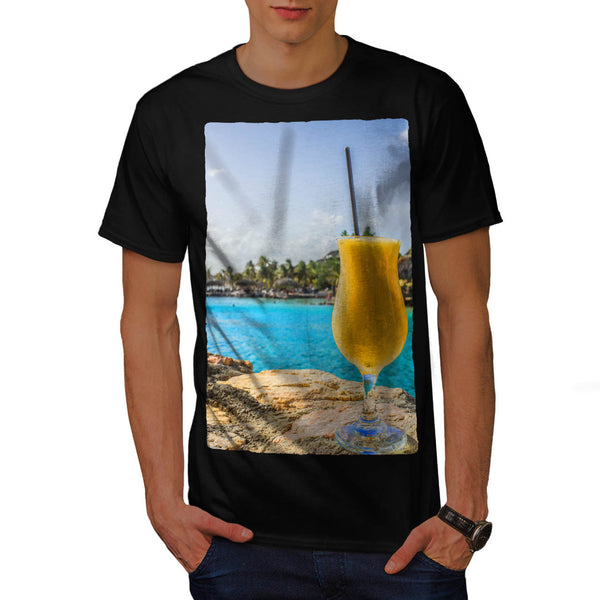 Cold Beach Cocktail Mens T-Shirt