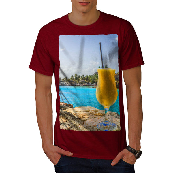 Cold Beach Cocktail Mens T-Shirt