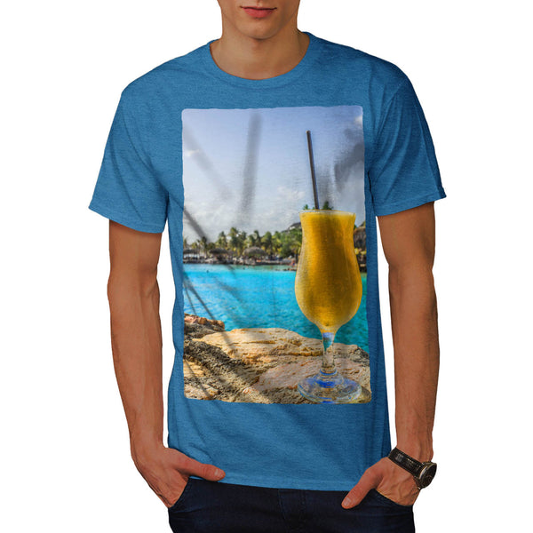 Cold Beach Cocktail Mens T-Shirt
