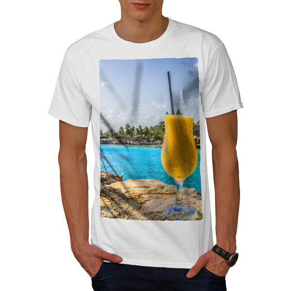 Cold Beach Cocktail Mens T-Shirt