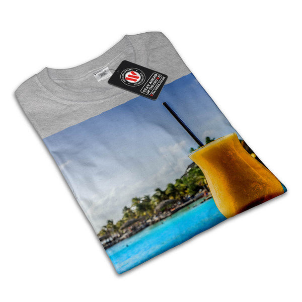 Cold Beach Cocktail Mens T-Shirt