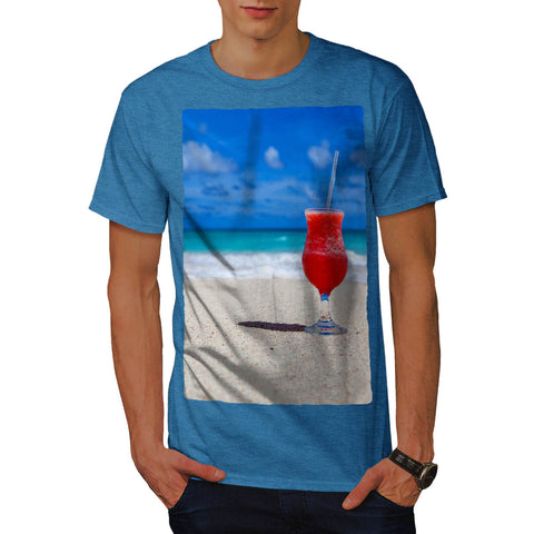 Cold Beach Cocktail Mens T-Shirt