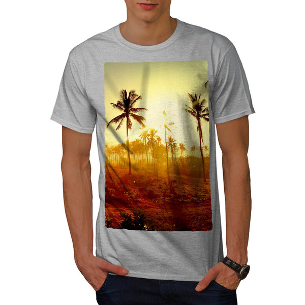 Palm Tree Farm Mens T-Shirt