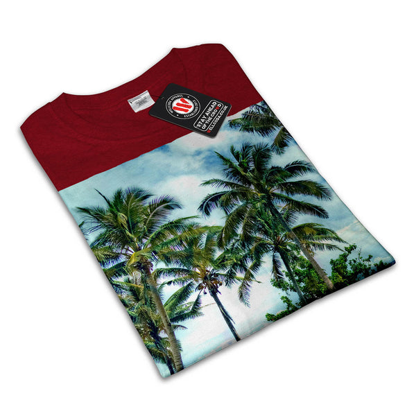 Beach Palm Trees Mens T-Shirt