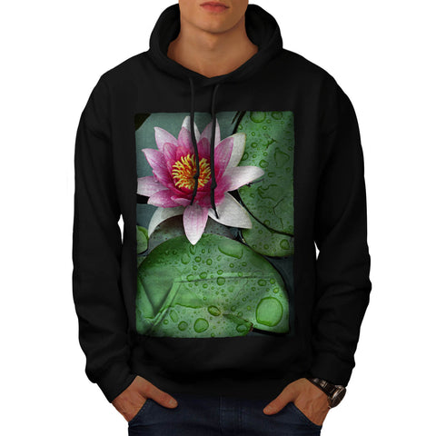 Lake Water Lily Mens Hoodie