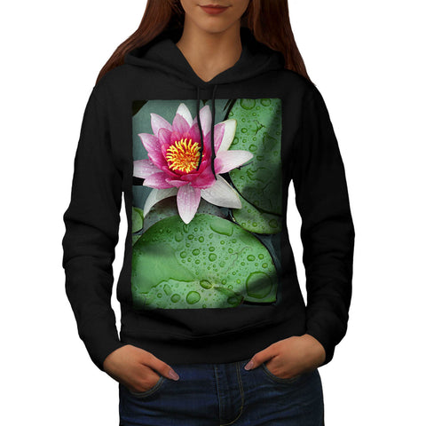 Lake Water Lily Womens Hoodie