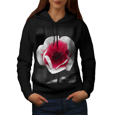 Pink Tulip Flower Womens Hoodie