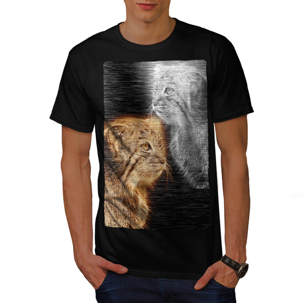 Forest Cat Look Mens T-Shirt