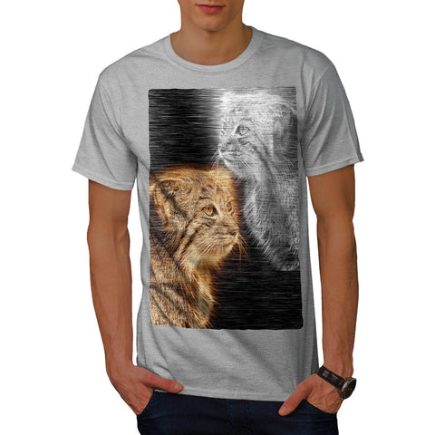 Forest Cat Look Mens T-Shirt