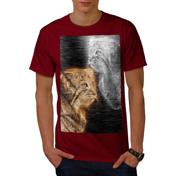 Forest Cat Look Mens T-Shirt