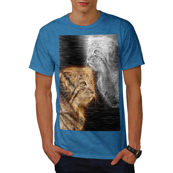Forest Cat Look Mens T-Shirt