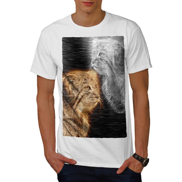 Forest Cat Look Mens T-Shirt