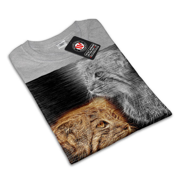 Forest Cat Look Mens T-Shirt