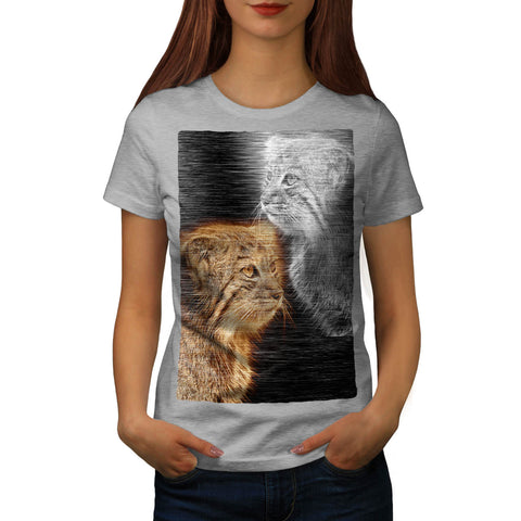 Forest Cat Look Womens T-Shirt