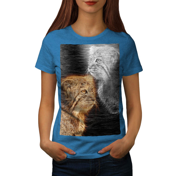 Forest Cat Look Womens T-Shirt