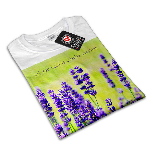 Purple Flower Womens T-Shirt
