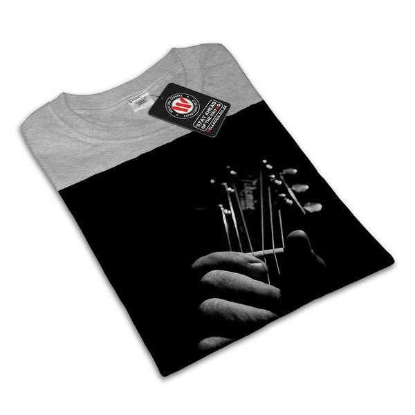 Man Plays Guitar Womens T-Shirt