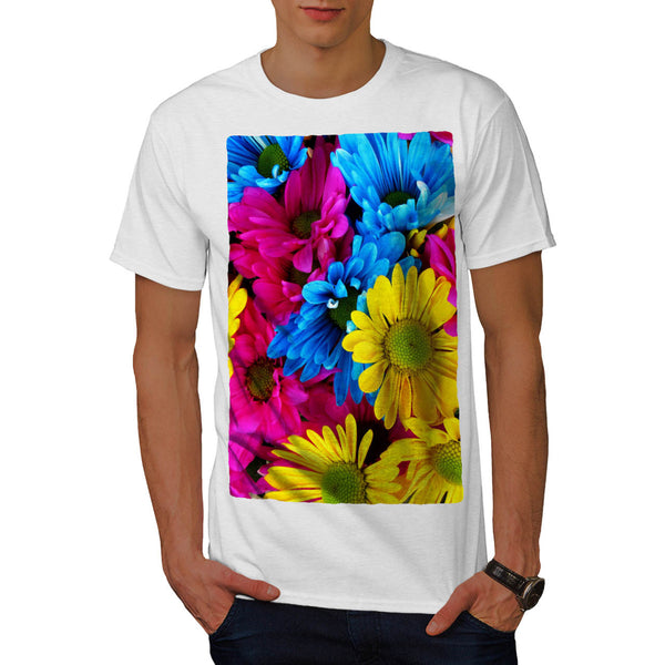 Colorful Flowers Mens T-Shirt