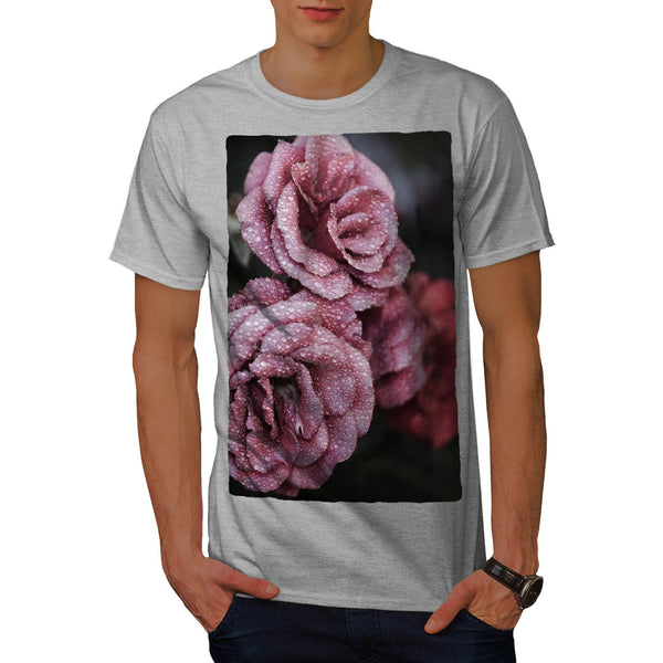 After Rain Flowers Mens T-Shirt