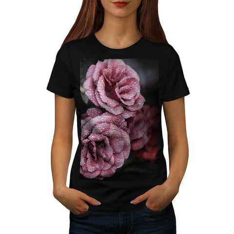 After Rain Flowers Womens T-Shirt