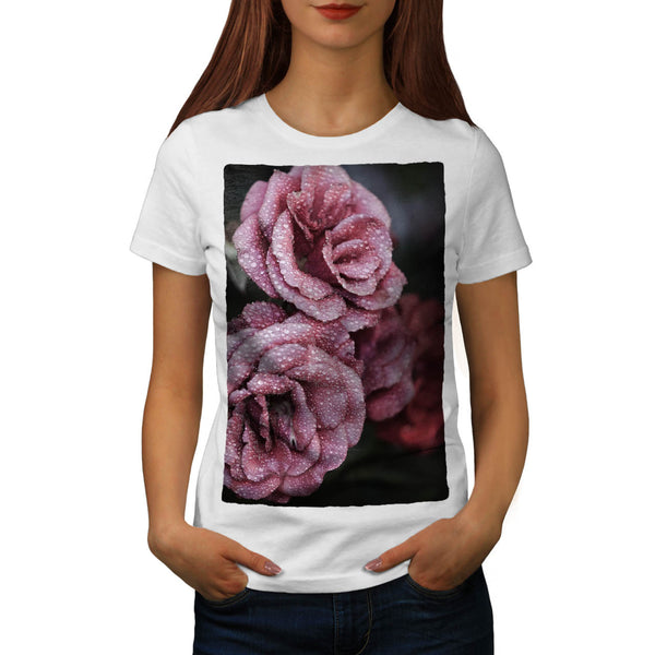 After Rain Flowers Womens T-Shirt