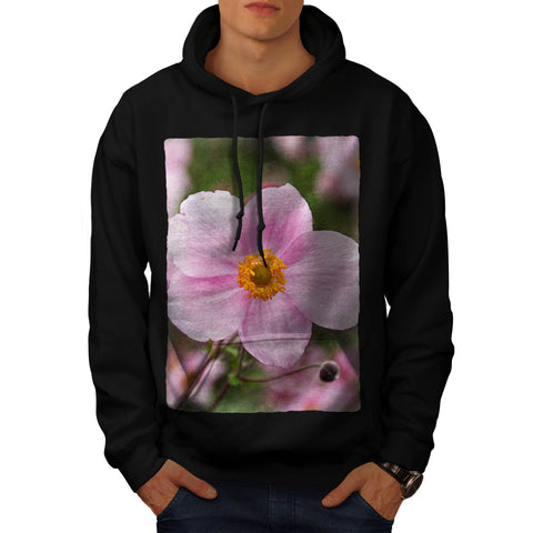 Pink Flowers Mens Hoodie