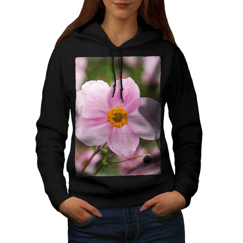 Pink Flowers Womens Hoodie