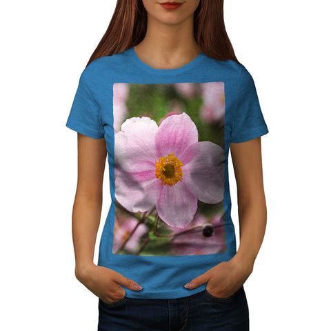 Pink Flowers Womens T-Shirt