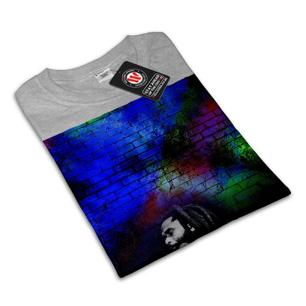 Man Plays Guitar Womens T-Shirt
