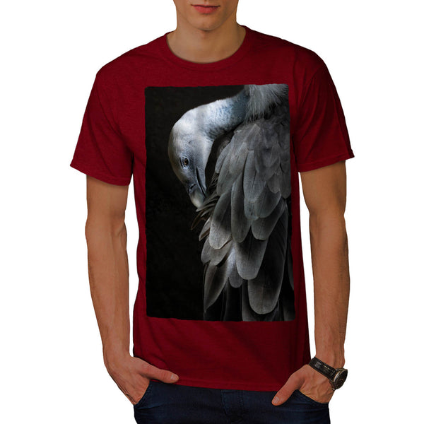 Dark Grey Flamingo Mens T-Shirt