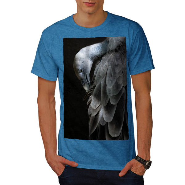 Dark Grey Flamingo Mens T-Shirt
