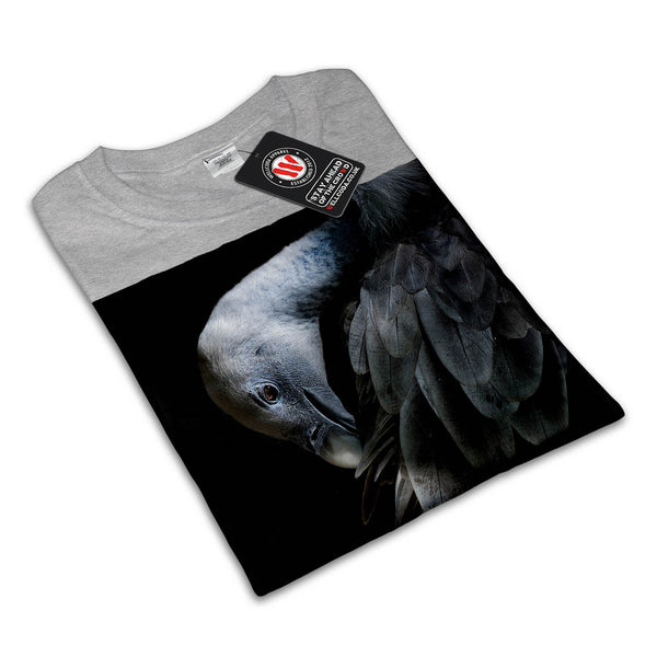 Dark Grey Flamingo Mens T-Shirt