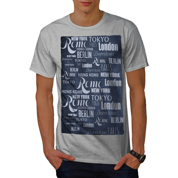 Big City Names Mens T-Shirt