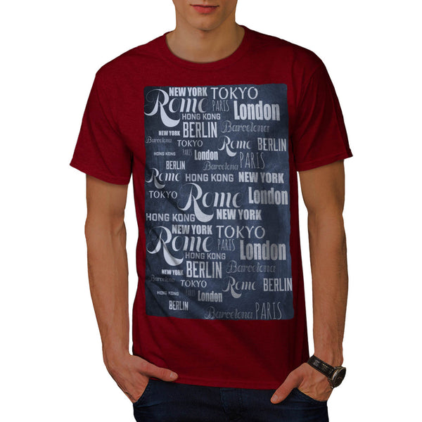 Big City Names Mens T-Shirt