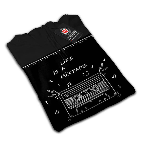 Funny Music Slogan Mens Hoodie