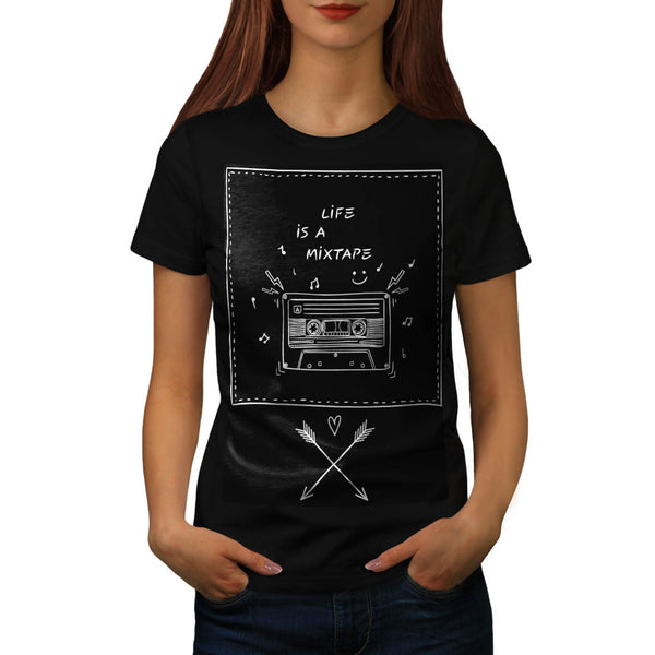 Funny Music Slogan Womens T-Shirt
