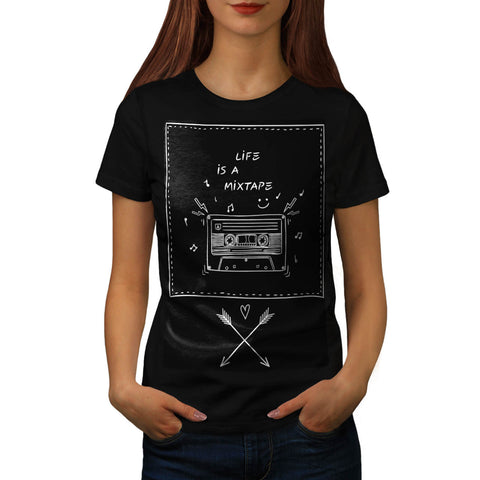 Funny Music Slogan Womens T-Shirt