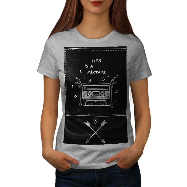 Funny Music Slogan Womens T-Shirt