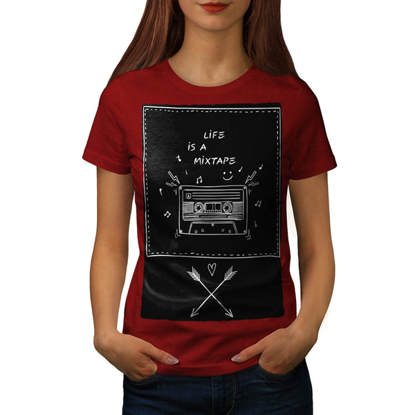 Funny Music Slogan Womens T-Shirt